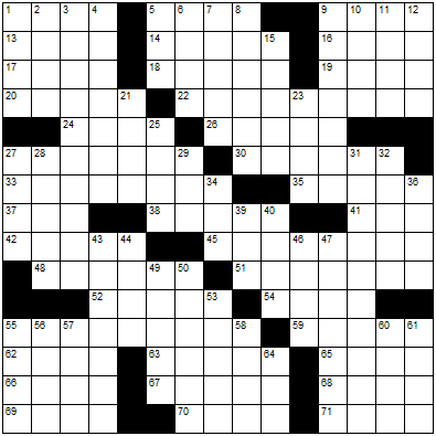 Crossword puzzle for April 16, 2023